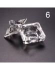 1Pc tipsy akrylowe puchar wyczyść kryształowa miska proszek akrylowy płynny uchwyt Dappen danie wyposażenie salonu Nail artystyc