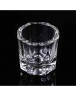1Pc tipsy akrylowe puchar wyczyść kryształowa miska proszek akrylowy płynny uchwyt Dappen danie wyposażenie salonu Nail artystyc