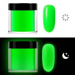 RIKONKA 10ML blask w ciemności nail art zanurzenie w proszku neonowy fosforyzujący proszek akrylowy do przedłużania rzeźbienia l
