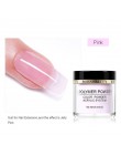 BORN PRETTY 30ml proszek akrylowy Carving Nail Polymer Tip Extension francuski różowy biały wyczyść samoprzylepne kryształki Nai