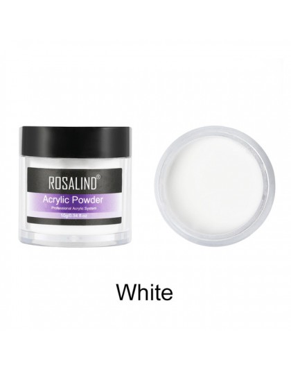 ROSALIND kolorowy proszek akrylowy do zestawu Crystal poly gel zestaw do manicure przedłużenie paznokci nail artystyczny design 