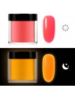 RIKONKA 10ML blask w ciemności nail art zanurzenie w proszku neonowy fosforyzujący proszek akrylowy do przedłużania rzeźbienia l