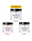 BORN PRETTY 30ml proszek akrylowy Carving Nail Polymer Tip Extension francuski różowy biały wyczyść samoprzylepne kryształki Nai