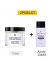 BORN PRETTY 30ml proszek akrylowy Carving Nail Polymer Tip Extension francuski różowy biały wyczyść samoprzylepne kryształki Nai