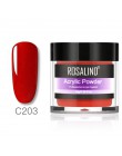 ROSALIND kolorowy proszek akrylowy do zestawu Crystal poly gel zestaw do manicure przedłużenie paznokci nail artystyczny design 