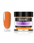 ROSALIND kolorowy proszek akrylowy do zestawu Crystal poly gel zestaw do manicure przedłużenie paznokci nail artystyczny design 