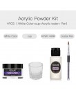 ROSALIND proszek akrylowy żel do paznokci Poly do paznokci przezroczysty akrylowy zestaw do paznokci zestaw Glitter Powder pazno