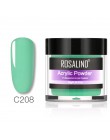 ROSALIND kolorowy proszek akrylowy do zestawu Crystal poly gel zestaw do manicure przedłużenie paznokci nail artystyczny design 