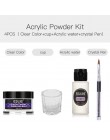 ROSALIND proszek akrylowy żel do paznokci Poly do paznokci przezroczysty akrylowy zestaw do paznokci zestaw Glitter Powder pazno