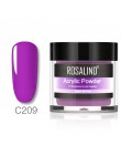 ROSALIND kolorowy proszek akrylowy do zestawu Crystal poly gel zestaw do manicure przedłużenie paznokci nail artystyczny design 
