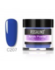 ROSALIND kolorowy proszek akrylowy do zestawu Crystal poly gel zestaw do manicure przedłużenie paznokci nail artystyczny design 