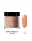 RIKONKA proszek akrylowy 3D tipsy Poly Gel Manicure do paznokci polski paznokci Glitter Builder krystaliczne białe puder do pazn