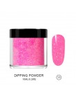 RIKONKA proszek akrylowy 3D tipsy Poly Gel Manicure do paznokci polski paznokci Glitter Builder krystaliczne białe puder do pazn