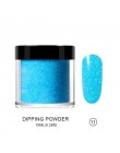 RIKONKA proszek akrylowy 3D tipsy Poly Gel Manicure do paznokci polski paznokci Glitter Builder krystaliczne białe puder do pazn
