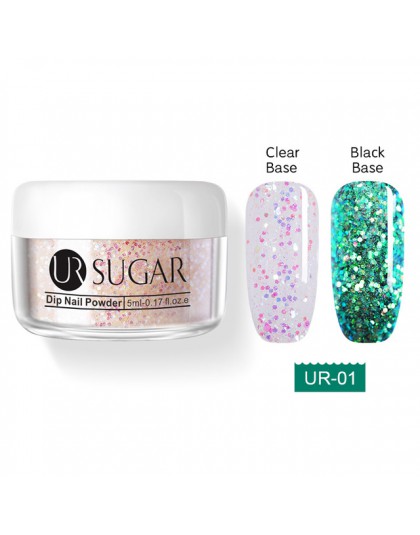 UR SUGAR 5/30ML kameleon Dips proszki bez lampy Cure Gradient połysku suchy lakier do paznokci