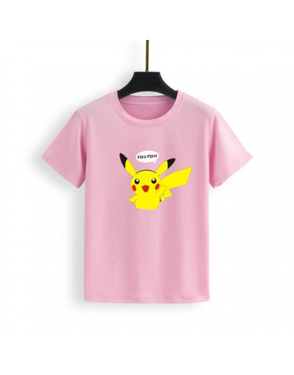 2019 jesień kobiety bluzy z golfem Pikachu nadruk bluzy Harajuku moda kawaii bluzki Cartoon Pokemon pary swetry