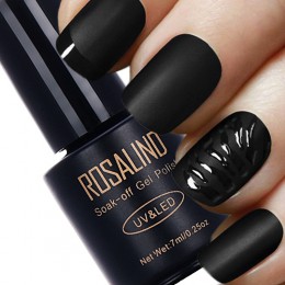 ROSALIND 7ML matowa warstwa wierzchnia lakier do paznokci żelowy lakier do paznokci Vernis Semi Permanent Soak Off żelowy lakier