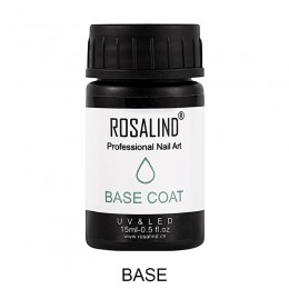 ROSALIND Nail Art 15ml płaszcz podstawowy wysokiej jakości podkład do paznokci Soak-off UV projekt paznokci Vernis Semi Permanen