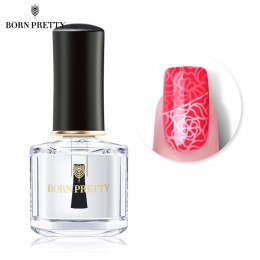 BORN PRETTY 6ml bez rozmazywania warstwa wierzchnia olej Nail Art tłoczenie drukowane Protector lakier do paznokci