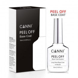 CANNI New Arrival 18ml łatwe odklejanie usuń płaszcz na bazie wody magiczny lakier do paznokci artystyczny manicure nadaje się d