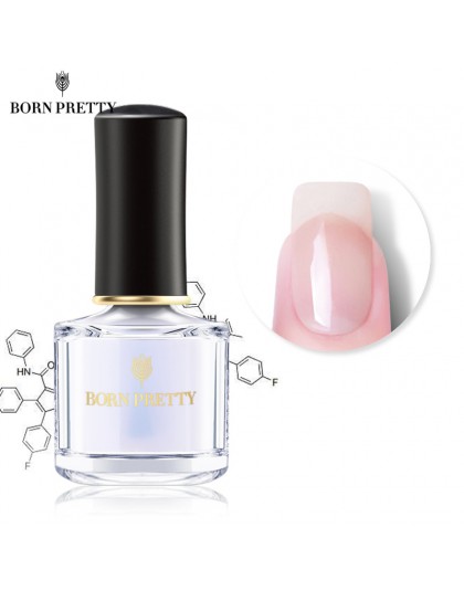 Urodzony dostępne 3-in-1 na bazie wody na bazie wody podkład top coat 6ml terapia na paznokcie polski pielęgnacja paznokci lakie