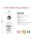 ROSALIND warstwa wierzchnia żelowy lakier do paznokci diamentowy przezroczysty Soak Off UV Primer Gel Vernis 15ml trwały lakier 