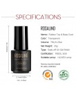 ROSALIND 7ml płaszcz podstawowy żelowy lakier do paznokci przezroczysty lakier do paznokci lakier UV LED Semi permanentny lakier