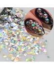 1 box holograficzne płatki do paznokci romb diament Holo Glitter świecący Mini Slice Paillette cekiny do paznokci dekoracja TRLS