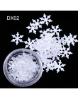 1 Box płatki śniegu plastry Nails Glitter dekoracje AB płatki cekiny błyskotka Spangles 3D tipsy akcesoria JIDX01-06
