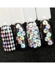 1 box holograficzne płatki do paznokci romb diament Holo Glitter świecący Mini Slice Paillette cekiny do paznokci dekoracja TRLS