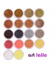 40 sztuk/zestaw do paznokci Glitter Mix kolorowe paznokcie sztuki drobny brokat w proszku pyłu lakier żelowy uv tipsy akrylowe p
