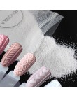 10 g/worek lśniący cukier paznokci brokat cukierki płaszcz proszek biały czarny przezroczysty Pigment paznokci pył paznokci deko