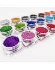 21 sztuk/zestaw brokatowy holograficzny pyłek do paznokci Shining cukier mieszane kolory paznokci brokat gorąca sprzedaż proszek