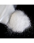 10 g/worek lśniący cukier paznokci brokat cukierki płaszcz proszek biały czarny przezroczysty Pigment paznokci pył paznokci deko
