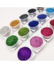 21 sztuk/zestaw brokatowy holograficzny pyłek do paznokci Shining cukier mieszane kolory paznokci brokat gorąca sprzedaż proszek
