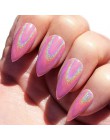 Brokatowy, holograficzny pyłek do paznokci laserowe zanurzenie cekiny Pigment Nail Art gradientowe lustro chrom pył błyszczący p