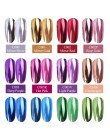 1 box Nail Glitter lustro w proszku super połysk Chrome Glitter różowe złoto srebro metaliczny pył Manicure tarcie do paznokci L
