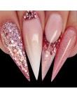 1 zestaw aluminium różowe złote cekiny Nail Art Glitter Flake Powder lakier żelowy uv paznokci błyskotka Mix dekoracja do manicu