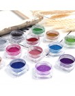 1 box Nail Glitter lustro w proszku super połysk Chrome Glitter różowe złoto srebro metaliczny pył Manicure tarcie do paznokci L