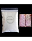 10 g/worek lśniący cukier paznokci brokat cukierki płaszcz proszek biały czarny przezroczysty Pigment paznokci pył paznokci deko
