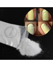 10 g/worek lśniący cukier paznokci brokat cukierki płaszcz proszek biały czarny przezroczysty Pigment paznokci pył paznokci deko