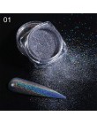 Brokatowy, holograficzny pyłek do paznokci laserowe zanurzenie cekiny Pigment Nail Art gradientowe lustro chrom pył błyszczący p