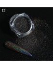 Brokatowy, holograficzny pyłek do paznokci laserowe zanurzenie cekiny Pigment Nail Art gradientowe lustro chrom pył błyszczący p