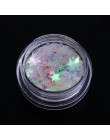 1 sztuk lustro motyl paznokci cekiny płatki gwiazda księżyc serce okrągły paznokci brokat pigment holograficzny dekoracja do man