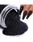 10 g/worek lśniący cukier paznokci brokat cukierki płaszcz proszek biały czarny przezroczysty Pigment paznokci pył paznokci deko