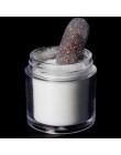 10 g/worek lśniący cukier paznokci brokat cukierki płaszcz proszek biały czarny przezroczysty Pigment paznokci pył paznokci deko