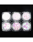 21 sztuk/zestaw brokatowy holograficzny pyłek do paznokci Shining cukier mieszane kolory paznokci brokat gorąca sprzedaż proszek