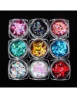 21 sztuk/zestaw brokatowy holograficzny pyłek do paznokci Shining cukier mieszane kolory paznokci brokat gorąca sprzedaż proszek