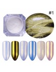 BORN PRETTY masa perłowa brokat w proszku błyszczące ozdoby do paznokci Pigment pyłu magia chrom ozdoby do paznokci do własnoręc