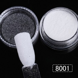 1 pudełko 1g proszek brokatowy błyszczący proszek do paznokci Glitter do paznokci dekoracje artystyczne brokat do paznokci